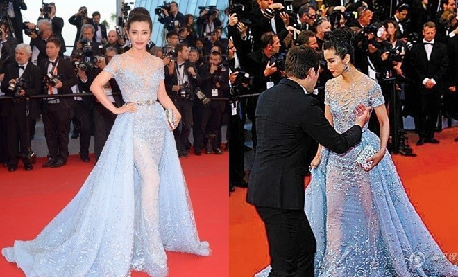 Ngày 16/5, Lý Băng Băng dự buổi chiếu phim The Sea of Trees ở Liên hoan phim Cannes. Đẹp lộng lẫy trong sự kiện nhưng cô đi quá chậm, làm ảnh hưởng đến các nghệ sĩ khác. Nhân viên an ninh đã có mặt yêu cầu cô rời khỏi thảm đỏ. Theo tin tức, người của ban tổ chức nhắc nhở tới 7 lần cô mới chịu di chuyển. Sau sự cố này, Lý Băng Băng không trả lời câu hỏi truyền thông. Sao Hoa ngữ này tự khẳng định sẽ không có lần thứ hai tương tự.