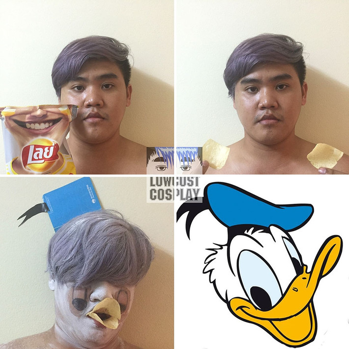 Vịt Donald phiên bản đời thật.