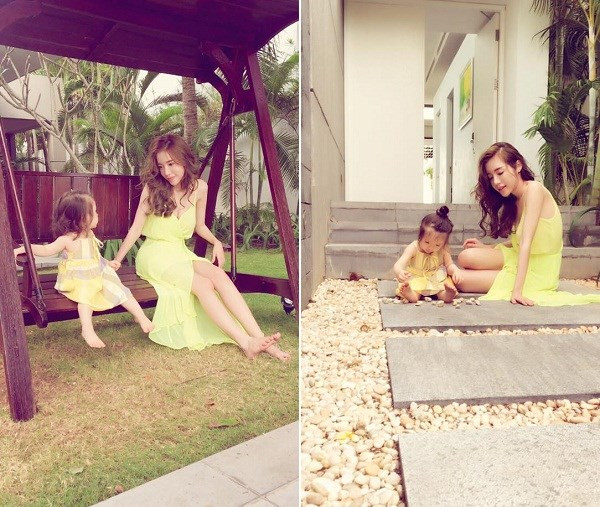 Thậm chí có lẽ còn hoàn hảo hơn cả những bức hình trên tạp chí gia đình. Hai mẹ con đã có thời gian vui vẻ quấn quýt bên nhau.