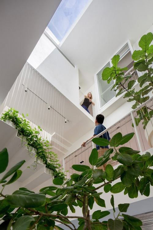 Nằm trong con đường hẹp ở Singapore rất khó để xây dựng một ngôi nhà với không gian mở, thông thoáng, nhưng thông qua thiết kế thông minh của các kiến trúc sư đã tạo nên một không gian sống tuyệt vời cho gia chủ.