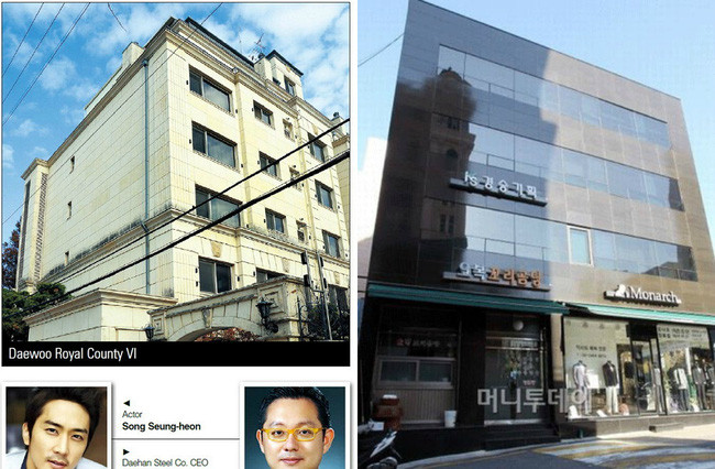 Tòa nhà ở Jamwon-dong, Seoul của Song Seung Hun.