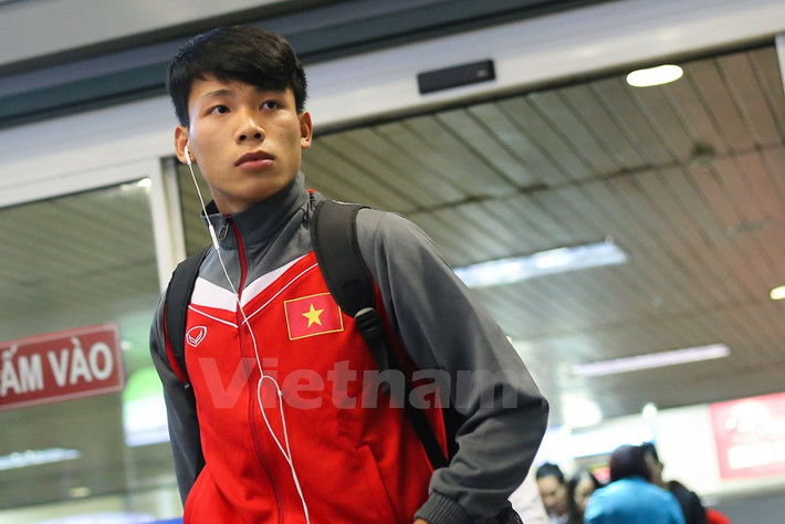 Giải đấu đầu tiên của trung vệ Nam Anh với đội tuyển U23 Việt Nam là một kỷ niệm buồn. Đội bóng toàn thua cả ba trận, bị loại sớm một vòng. (Ảnh: Minh Chiến/Vietnam+)