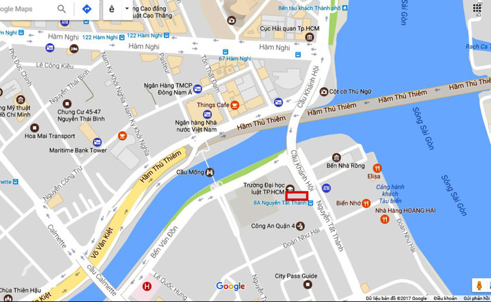 Khu vực chung cư. Ảnh: Google Maps.