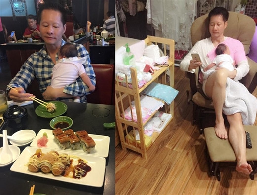 Đại gia Đức An luôn là người chồng yêu vợ, người bố đầy trách nhiệm trong suốt thời gian qua.