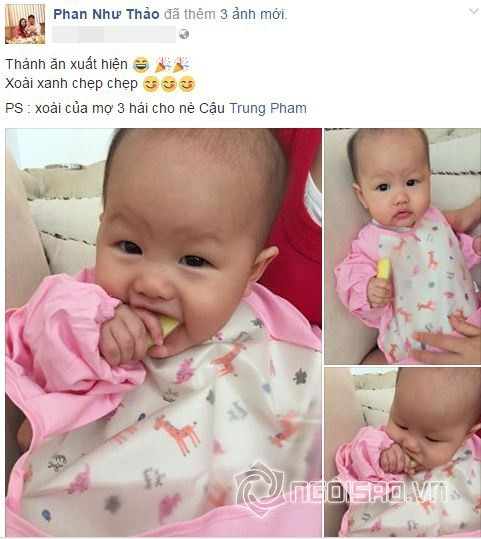 Đại gia Đức An ghép ảnh 3 con gái và tag tên em trai Ngọc Thúy.