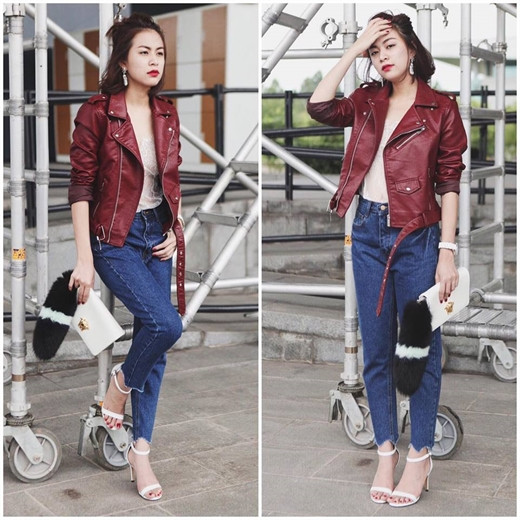 Set đồ giúp nữ ca sĩ Hoàng Thuỳ Linh nổi bật và cá tính.