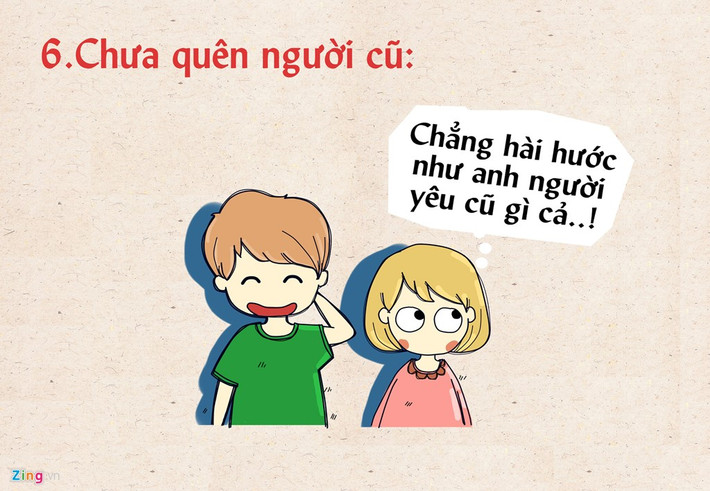 Bạn sẽ không yêu ai nếu luôn so sánh chàng trai mới quen với người cũ.