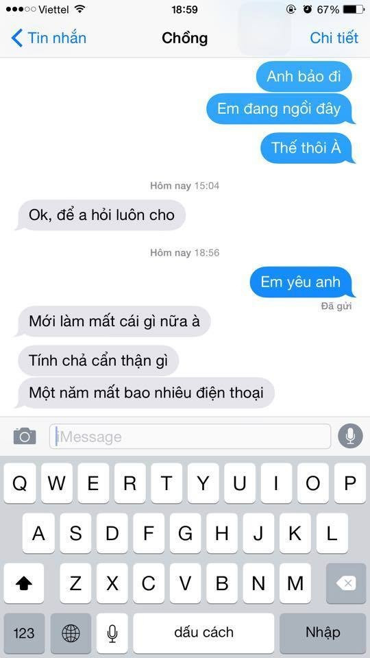 Ông chồng khác đã quá quen với những lần vợ rót lời mật ngọt sẽ đi kèm với mất mát rồi chăng?