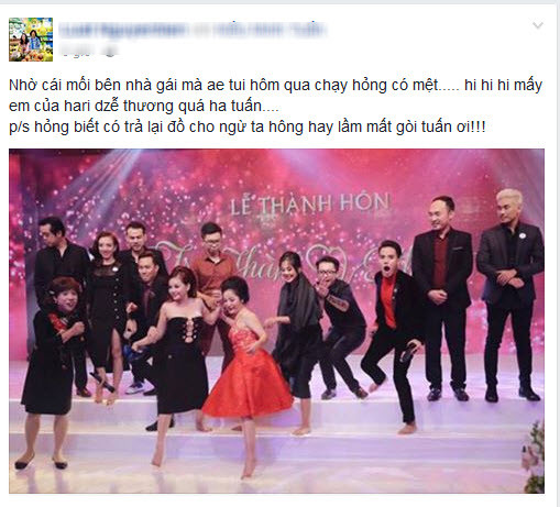 Trước đó, Tiến Luật phát biểu gây choáng về dàn em gái của Hari Won dù đã có vợ con.