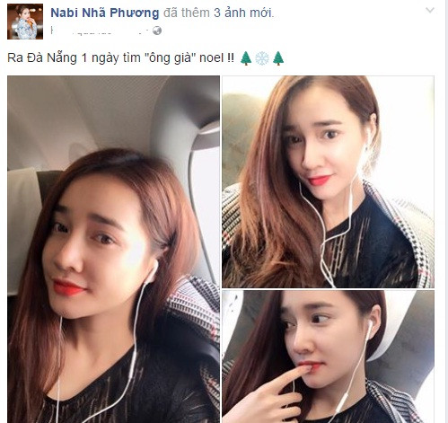 Nhã Phương chia sẻ trên FB. Còn Nhã Phương, lý do cô cũng không có mặt trong lễ thành hôn của Trấn Thành vì sẽ bên cạnh người yêu đón Giáng Sinh tại Đà Nẵng. Nhã Phương viết: “Ra Đà Nẵng 1 ngày tìm ông già Noel”. Tuy Trường Giang và bạn gái đều có lí do chính đáng nhưng nhiều người hâm mộ cho rằng, cả hai người không xuất hiện trong đám cưới Trấn Thành - Nhã Phương là điều không nên. “Công việc làm cả đời còn ngày cưới bạn chỉ có một ngày. Có mối quan hệ gần gũi như thế, đáng ra Trường Giang nên sắp xếp để có thể chung vui cùng Trấn Thành trong ngày đặc biệt của cuộc đời mới phải” – facebooker Linh Trần thẳng thắn. Từ góc độ khác, facebooker Mai Hoàng cho rằng: “Không thể trách được sự không có mặt của các nghệ sĩ vì người ta trăm công nghìn việc, phục vụ khán giả. Nếu đã là bạn thân ắt sẽ hiểu và thông cảm cho nhau”. >>> Video: Trấn Thành hứa nuôi Hari Won suốt đời: