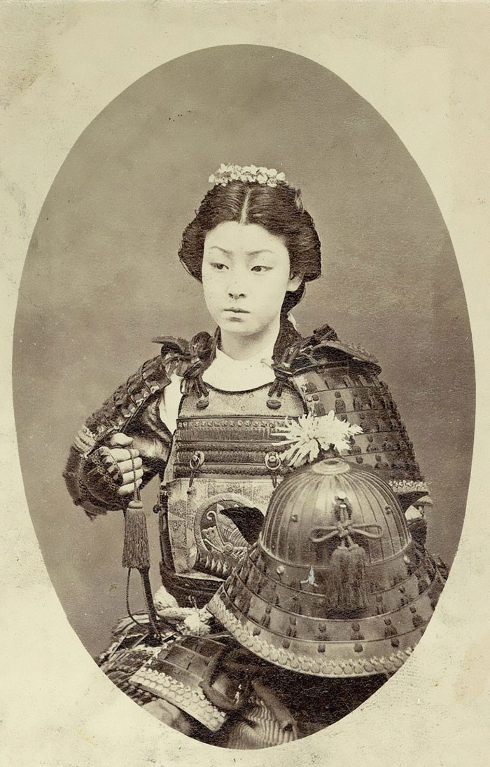 Một nữ chiến binh Samurai thời kì phong kiến của Nhật Bản.