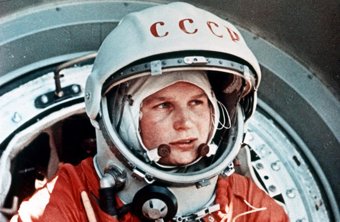 Valentina Tereshkova, nữ phi hành gia đầu tiên bay lên vũ trụ năm 1963.