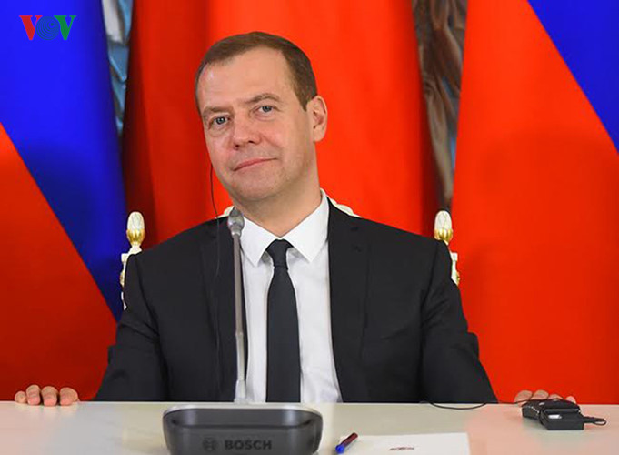 Thủ tướng Medvedev hy vọng hợp tác giữa hai nước phát triển ở nhiều lĩnh vực mới như công nghệ cao, nông nghiệp, khai thác khoáng sản, đóng tàu, du lịch… đều là những ngành quan trọng của hai nước.