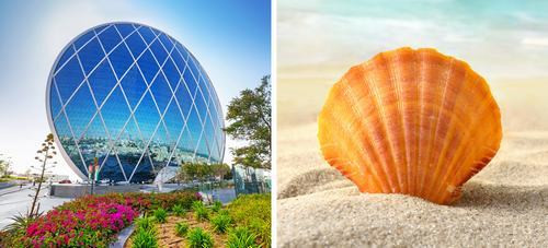 Cấu trúc của trụ sở Tập đoàn bất động sản Aldar gợi đến hình ảnh của chiếc vỏ sò. Đây là tòa nhà có hình tròn thẳng đứng, độc lạ bậc nhất thế giới.