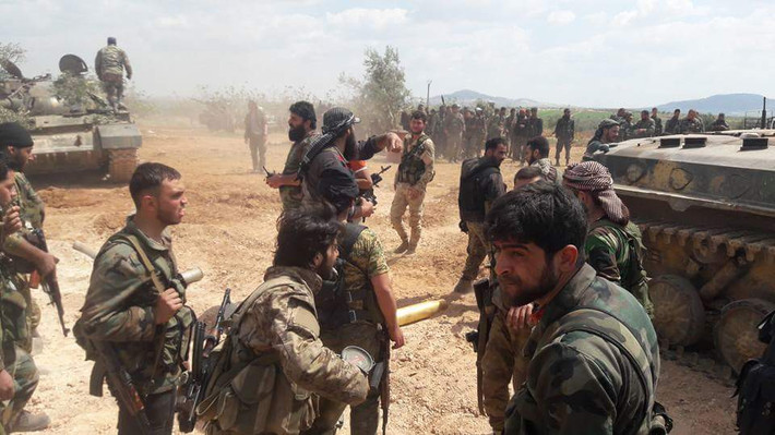 Phiến quân IS đã hứng chịu tổn thất nặng nề sau những cuộc giao tranh với Quân đội Syria. Chúng đang co cụm tại khu al-Safa chiến lược và đối diện với cửa tử nếu không chịu đầu hàng lực lượng chính phủ Damascus. Ảnh: AMN.