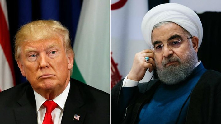Ngoài ra, nguy cơ chiến tranh thương mại giữa Mỹ và Iran cũng có nguy cơ bùng nổ sau khi Mỹ rút khỏi thỏa thuận hạt nhân Iran 2015 và tuyên bố áp đặt các lệnh trừng phạt lên Tehran. Ảnh: BBC.