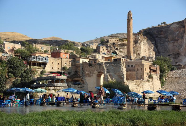 Quang cảnh thị trấn cổ Hasankeyf, tỉnh Batman.