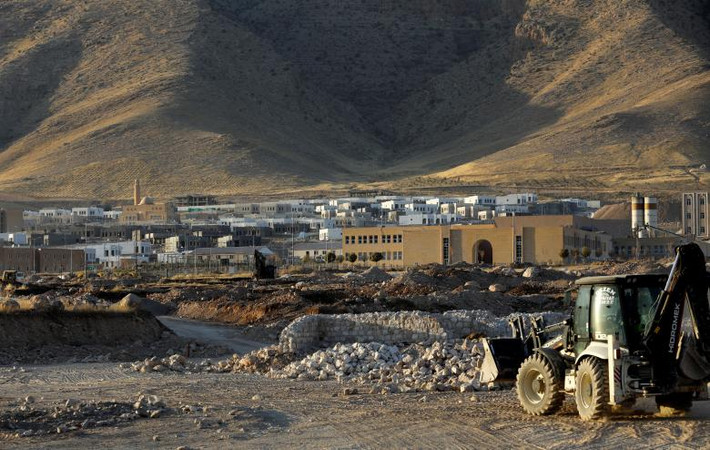 Thị trấn Hasankeyf mới, nơi người dân sẽ chuyển tới đây sinh sống sau khi thị trấn cổ này bị ngập do ảnh hưởng của việc xây dựng đập nước Ilisu.
