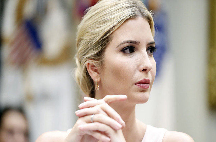 Ivanka cũng là "trợ thủ" đắc lực trong chiến dịch vận động tranh cử Tổng thống Mỹ của ông Trump hồi năm 2016. Hiện tại, cô là trợ lý cho cha mình, Tổng thống Donald Trump. Ảnh: Washington Examiner.