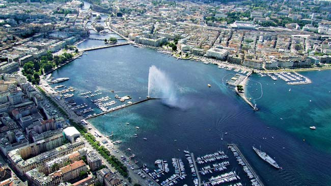 Geneva (Thụy Sĩ) đứng ở vị trí thứ 14 trong bảng xếp hạng những thành phố đáng sống nhất năm nay. Được biết, đây thành phố đông dân thứ hai ở Thụy Sĩ. Ảnh: Switzerland Tourism.