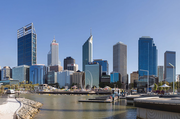 Đồng thứ hạng với Geneva là thành phố Perth, Australia. Ảnh: Wikipedia.