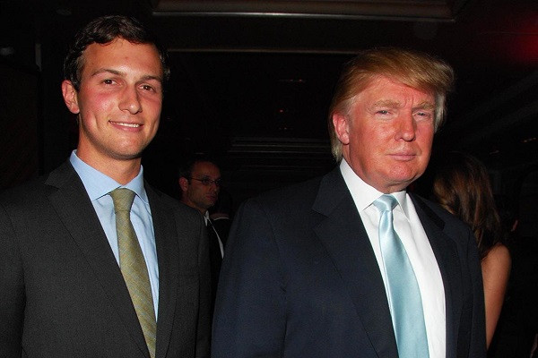 Ông Trump từng ca ngợi con rể như một "tài sản to lớn" và tự hào khi trao cho Jared Kusher một "vai trò lãnh đạo chủ chốt" trong chính quyền của ông. Ảnh: Getty.