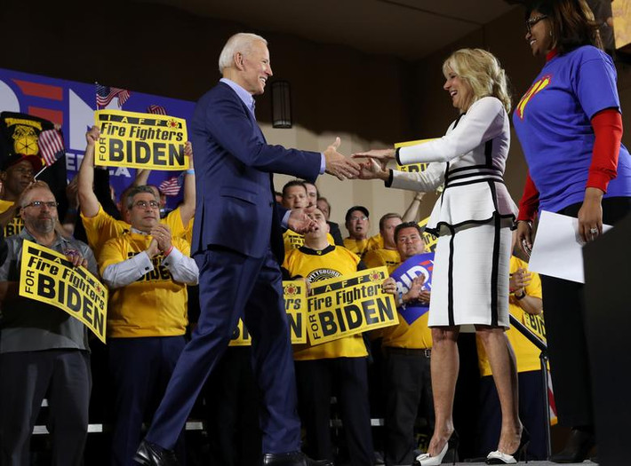 Ông Biden vận động tranh cử tại Pittsburgh, bang Pennsylvania, ngày 29/4.