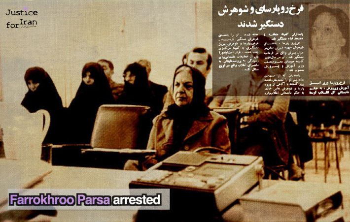 Theo Iranian.com, nguyên nhân khiến bà Parsa bị kết án tử như hàng nghìn người khác là vì "truyền bá những cái xấu trên thế giới và chiến đấu chống lại Chúa". Ảnh: Twitter.