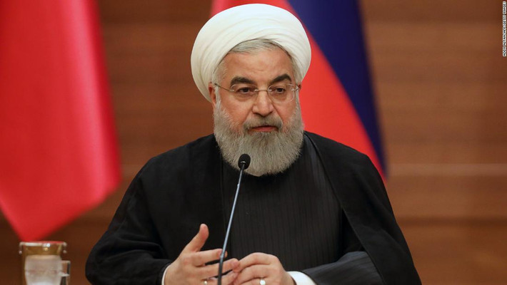 Đáp trả, Tehran liền tuyên bố Mỹ là một "chính phủ khủng bố", và Bộ Tư lệnh Trung ương Mỹ (CENTCOM) cùng tất cả các chi nhánh của cơ quan này cũng là “một nhóm khủng bố”. Ảnh: CNN.