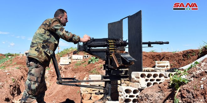Đối với Quân đội Syria, đây là một chiến thắng quan trọng trước nhóm phiến quân do Thổ Nhĩ Kỳ hậu thuẫn, đặc biệt là sau khi lực lượng chính phủ Damascus hứng chịu nhiều thương vong từ các cuộc oanh kích của FSA. Ảnh: SANA.