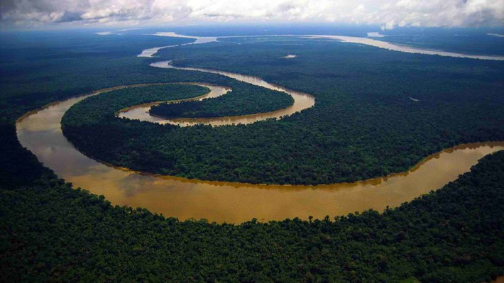 Sông Amazon là con sông dài nhất thế giới và nó bắt nguồn từ Peru. Ảnh: HP.
