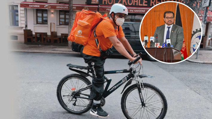 Tuy nhiên, đối với ông, làm nhân viên giao hàng cũng giống như bao công việc bình thường khác. Ảnh: VE.