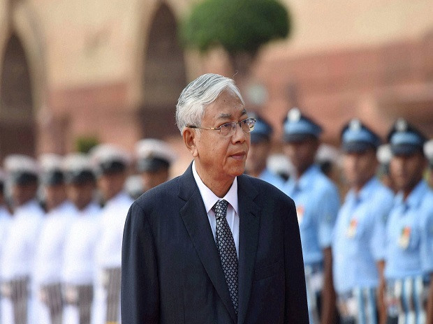 Giới truyền thông từng đánh giá ông Htin Kyaw là người có phong cách trầm tĩnh, mềm mỏng và rất có uy tín vì đức tính trung thực và đáng tin. Ảnh: Business Standard.