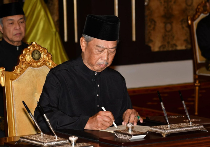 Tuyên bố từ cung điện cho biết, Quốc vương Malaysia cho rằng ông Muhyiddin Yassin là người có thể sẽ nhận được sự ủng hộ đa số từ các đại biểu quốc hội. Ảnh: AT.