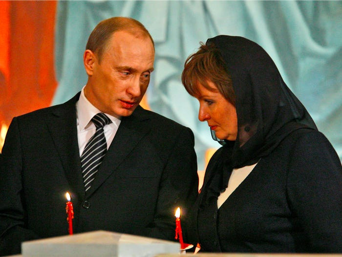 Ngày 6/6/2013, Tổng thống Putin và bà Lyudmila bất ngờ tuyên bố ly hôn, sau 30 năm chung sống. Ảnh: AP.