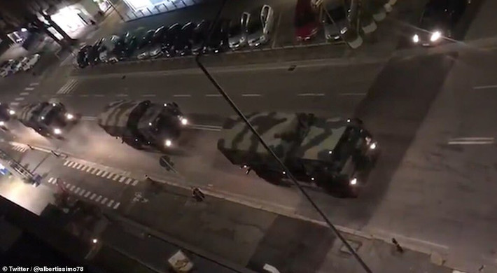 Trước khi được quân đội Italy xác nhận, những đoàn xe này đã khiến cộng đồng mạng tàn tán rất nhiều.