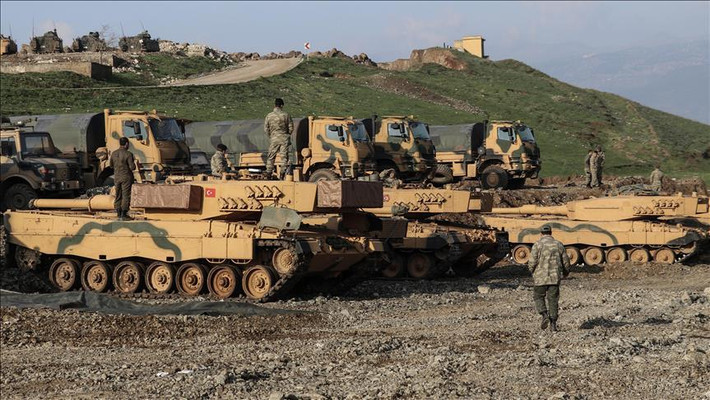 “Đoàn xe mới được triển khai để tham gia vào chiến dịch quân sự sắp tới của Ankara nhằm vào người Kurd trên chiến trường Đông Syria”, nguồn tin chiến trường ở Bắc Syria cho hay. Ảnh: HDN.