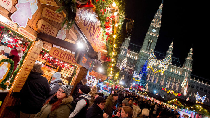 Ngoài ra, trong khu chợ Vienna này còn có sân trượt băng và tuần lộc cho trẻ em cưỡi.