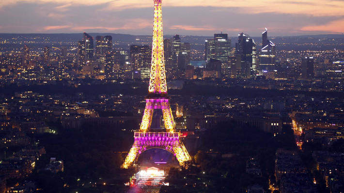 Thủ đô Paris của Pháp đứng ở vị trí thứ 6, với 16,9 triệu du khách nước ngoài.