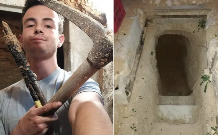 "Khi đó, tôi đang giận mẹ. Sẵn có chiếc rìu, tôi bắt tay vào việc đào hầm. Ban ngày đi học, buổi chiều tôi trở về và tiếp tục đào", Canto nói tiếp.