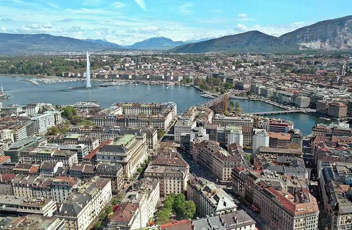 Năm 2019, Geneva nằm trong top 10 thành phố đáng sống nhất thế giới, theo xếp hạng của Mercer. Ảnh: Wikipedia.