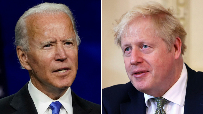 Ngày 10/6: Nhà lãnh đạo Mỹ sẽ gặp Thủ tướng Anh Boris Johnson tại Cornwall - địa điểm diễn ra hội nghị thượng đỉnh G7 - nhằm tái khẳng định mối quan hệ đặc biệt giữa Mỹ và Anh. Ảnh: FT.