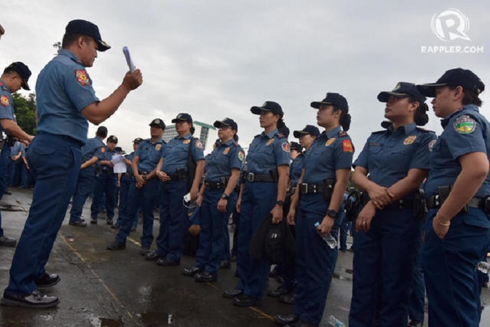 Trong những ngày này, an ninh đang được thắt chặt trong và xung quanh khu vực Thủ đô Manila. Ảnh: Rappler.