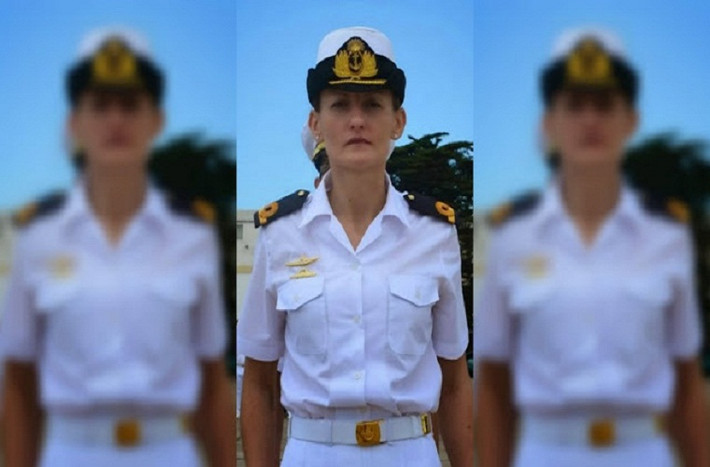 Trong một đoạn video được Bộ Quốc phòng Argentina đăng tải trên mạng, nữ thủy thủ Eliana hy vọng một ngày nào đó cô sẽ trở thành chỉ huy tàu ngầm. Ảnh: Orbis Defense.