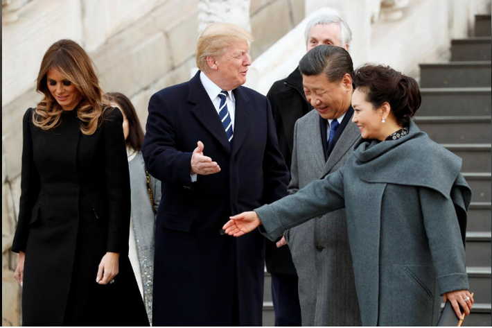 Trước đó, Tổng thống Trump khẳng định đang rất mong chờ cuộc gặp với Chủ tịch Tập Cận Bình. Ảnh: Reuters.