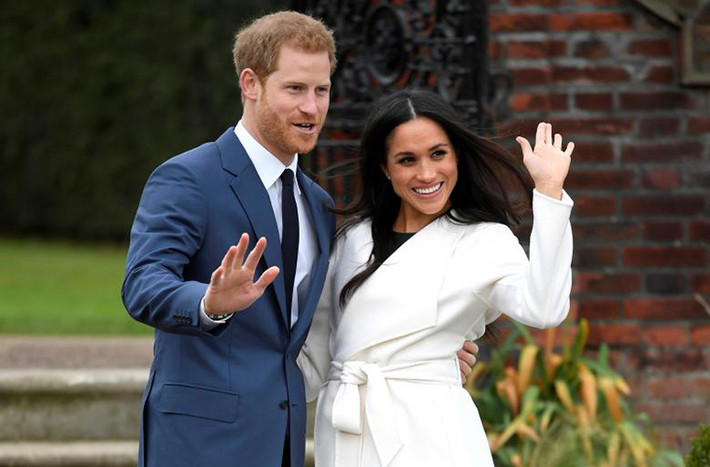 Theo Reuters, Thái tử Charles cho biết, Hoàng tử Harry và nữ diễn viên xinh đẹp Meghan Markle đã chính thức đính hôn từ đầu tháng 11/2017 nhưng mãi cho đến gần đây mới được Hoàng gia Anh công bố. Ảnh: Reuters.