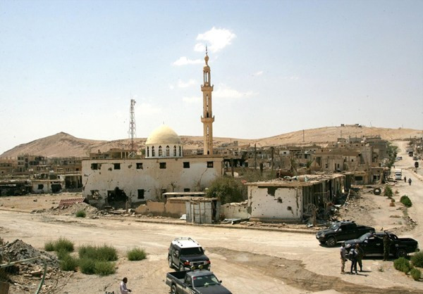Lực lượng Syria đã thiết lập an ninh tại khu vực này. Ảnh: FNA.