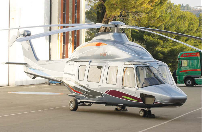 Chiếc trực thăng Eurocopter EC175 được sản xuất vào năm 2008 và có giá trị ước tính 7,9 triệu USD (tương đương 179,5 tỷ đồng). Ảnh: WL.