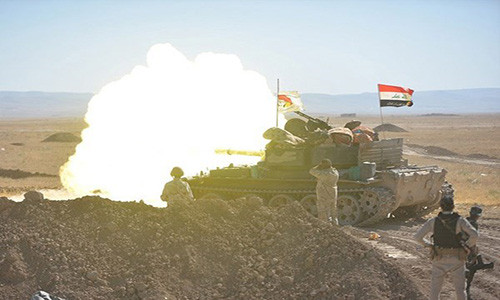 “Lực lượng chính phủ Iraq đã tấn công phiến quân IS ở phía tây của thành phố chiến lược Tal Afar và tiến vào khu vực đầu tiên al-Kafah al-Shamali hôm 23/8”, nguồn tin cho hay. Ảnh: FNA.