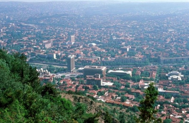 Thành phố Tbilisi nhìn từ trên cao. Ảnh: ER.